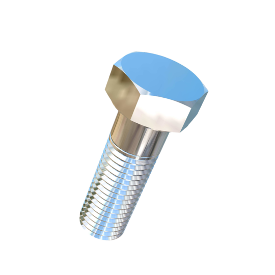 Titanium 1-1/8-7 X 3-1/2 inch UNC Allied Titanium Hex Head Bolt (No Dimple)